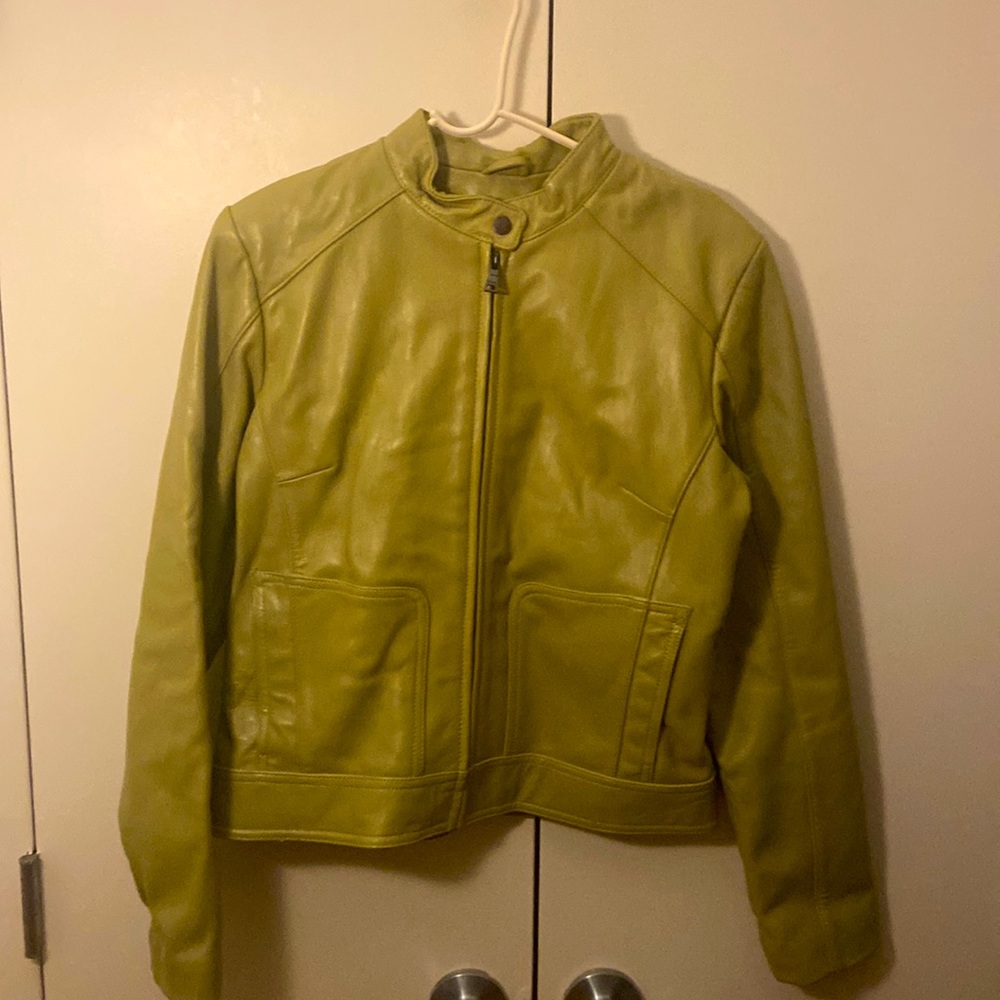 New Women Genuine Italian Lamb skin Leather Jacket